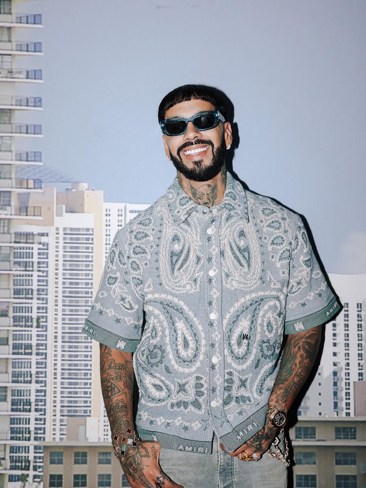 Anuel AA en Santiago